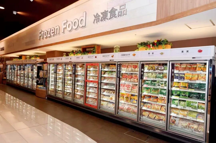 日本一家超市内销售的冷冻食品  图/受访者提供