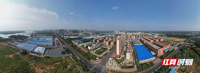 沅江市高新區(qū)一隅。