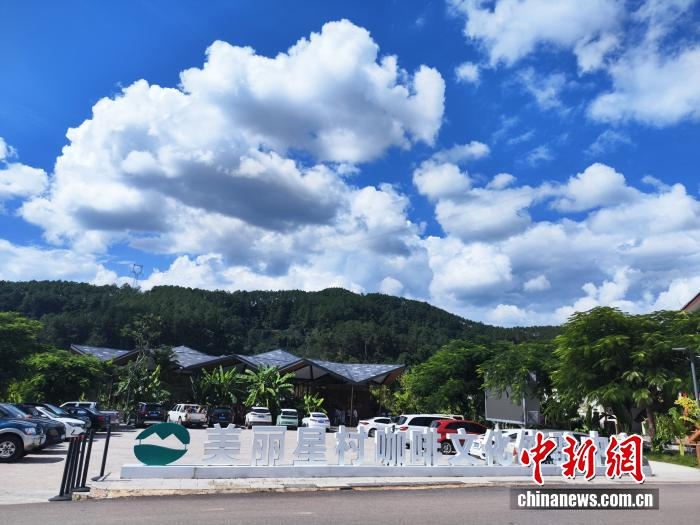 白沙坡村民小组打造的“美丽星村”村景。中新网 刘越 摄 