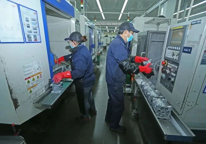 安徽达因汽车空调有限公司。（倪军 摄）