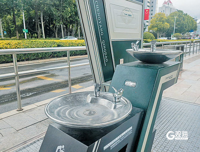 第一海水浴场的一处公共直饮水点暂停使用。