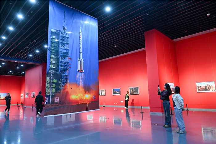 　展览现场。