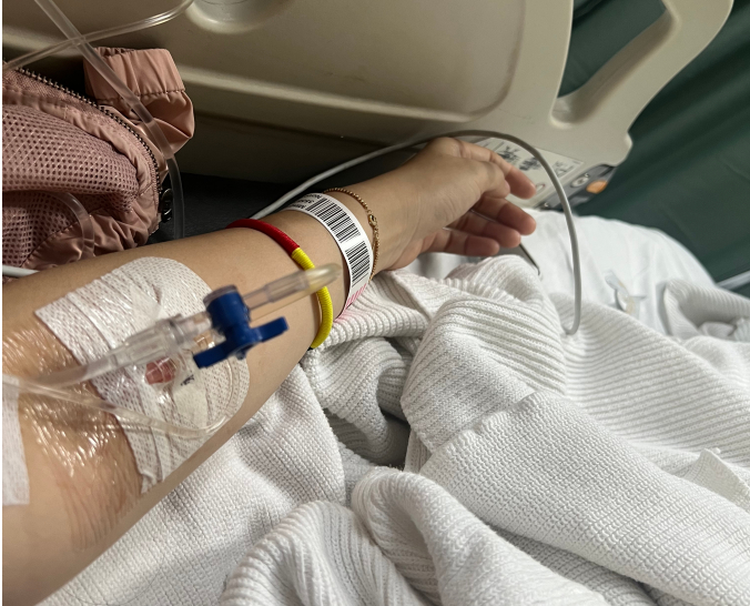 ▲李女士的治疗照片