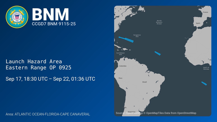 社交网站上的开源情报账号根据NOTAM信息制作的示意图 社交媒体