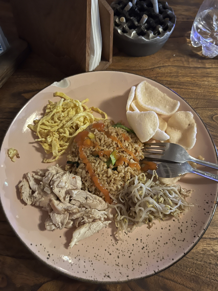 ▲李女士当天吃的餐食