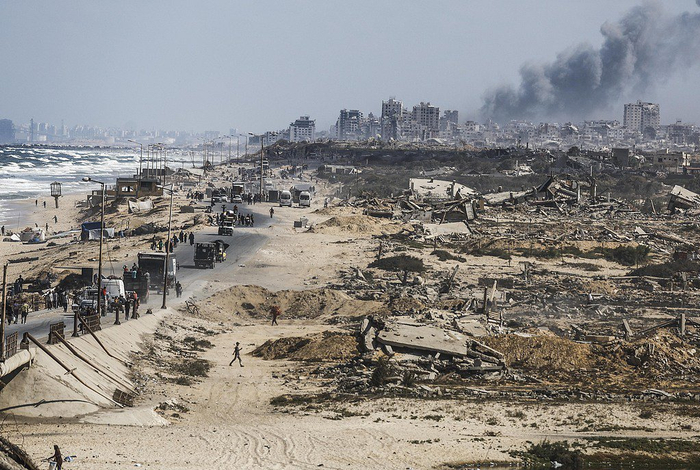 △當(dāng)?shù)貢r(shí)間9月26日，加沙地帶