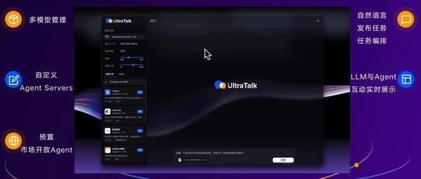 　　图：UltraTalk核心功能