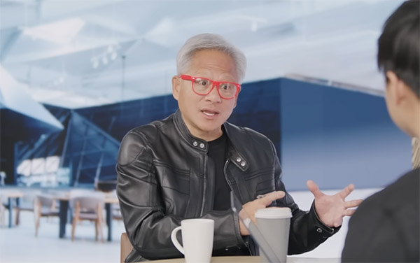 英伟达首席执行官黄仁勋 视频截图