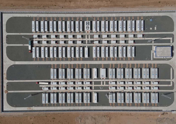 全球首座百兆瓦时级数字储能电站俯拍　