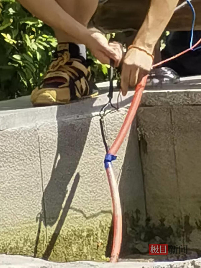 事发现场调查（受访者供图）