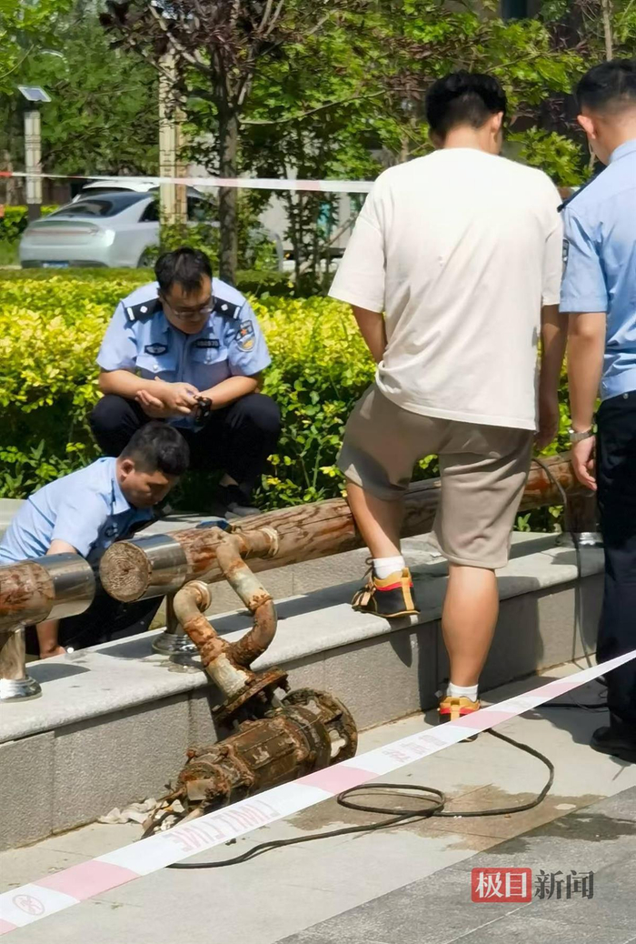 事发现场调查（受访者供图）