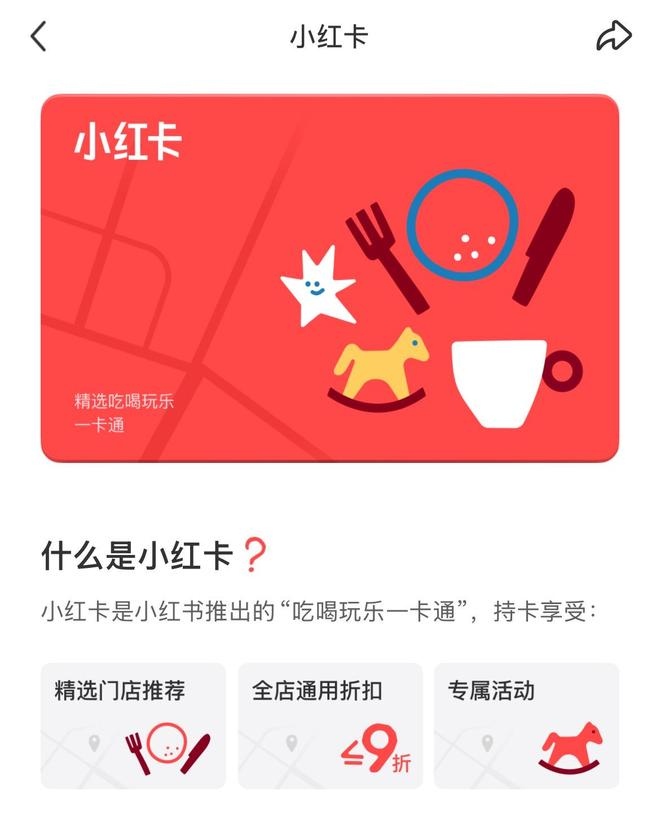 小红卡页面。（图源：小红书截图）