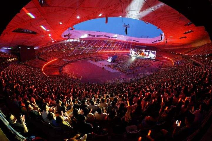 图为今年6月在北京举办的孙燕姿演唱会现场。（受访者供图）