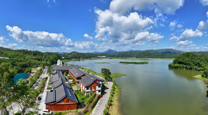 惠州博罗显岗水库驿站。图源 博罗快讯