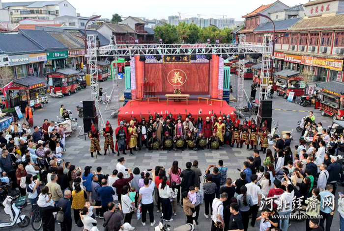 大名县营救卢俊义彩排现场。