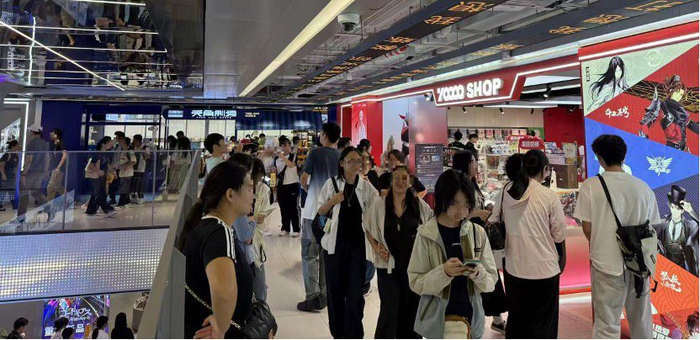 10月1日上午，百联ZX创趣场 图片来源：财联社记者/摄