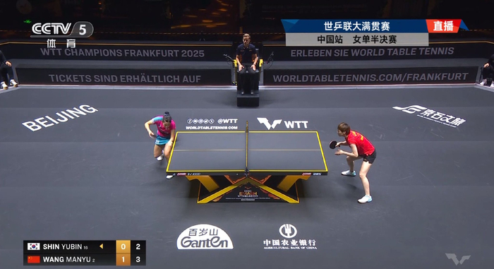 王曼昱晉級(jí)決賽 國(guó)乒提前包攬WTT中國(guó)大滿貫女單冠亞軍