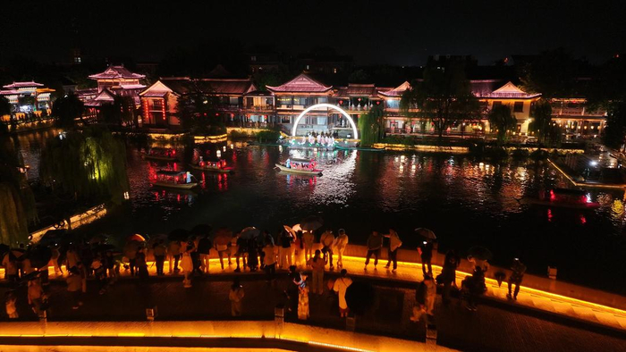 夜游台儿庄古城