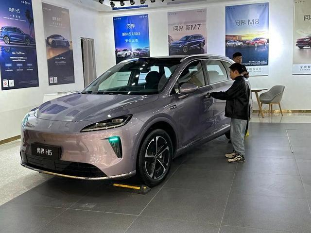 △消费者对新车型的各项功能充满好奇。（中国商报记者&nbsp;雷珂馨/摄）