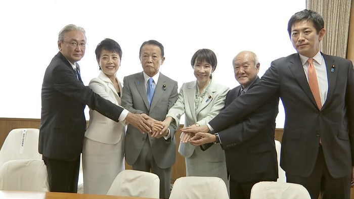  高市早苗和幾位被任命要職的自民黨高層 富士新聞網(wǎng)