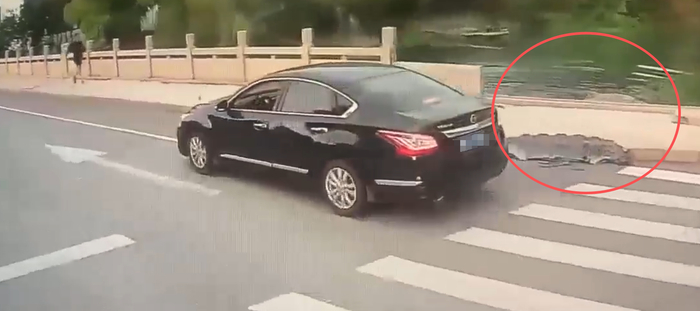 “一车辆逆行后撞破桥栏坠落”视频流传,苏州市吴中区交警大队:此事正在处理_新浪新闻