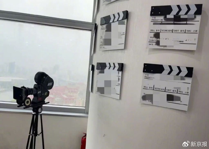 张莉带女儿参加试镜的地点。受访者供图