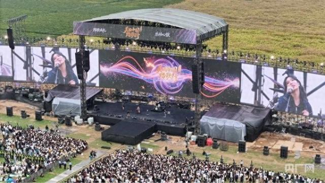 “美丽中国踏歌行·礼乐成安音乐节”现场（央广网记者 沈杰辉 摄）