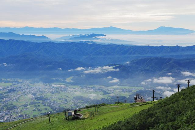 夏季的日本白马八方尾根滑雪场。图源：GJ（下同）