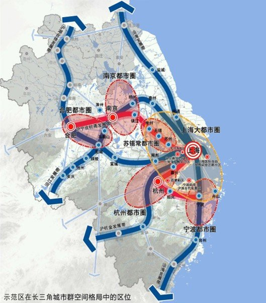 长三角地区六大都市圈。上观新闻图