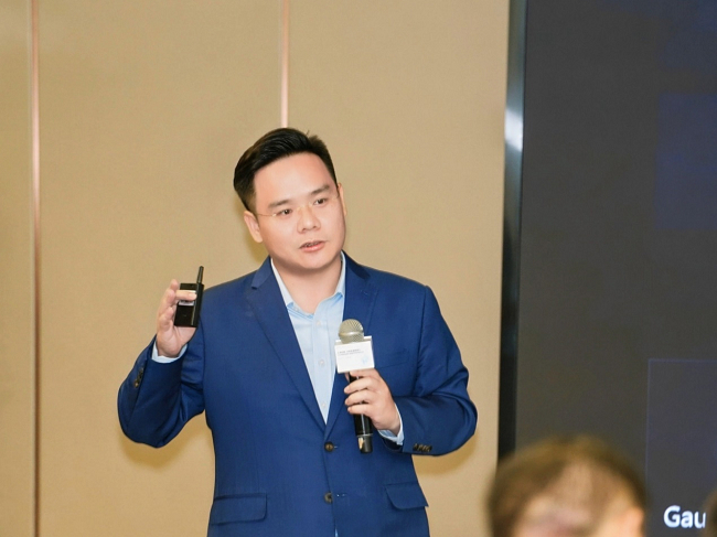 华为金融数据库军团副总裁赵玮/图