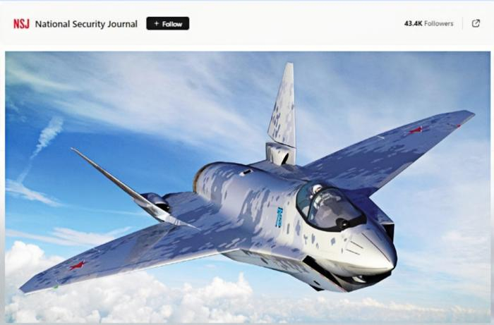 　　苏-75飞行概念图。图/美国《国家安全杂志》