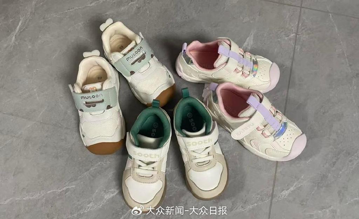 含含妈妈每季度会为孩子准备三双可替换的小鞋子，均价两百左右