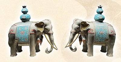 掐丝珐琅太平有象