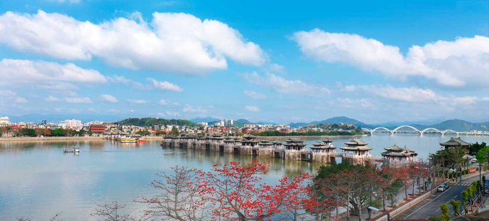 全国示范河湖—韩江（潮州段）。