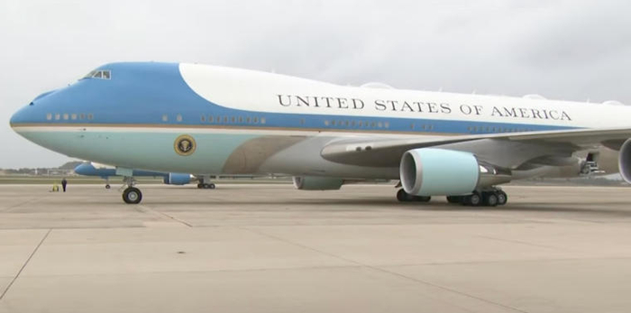 △美總統(tǒng)專機