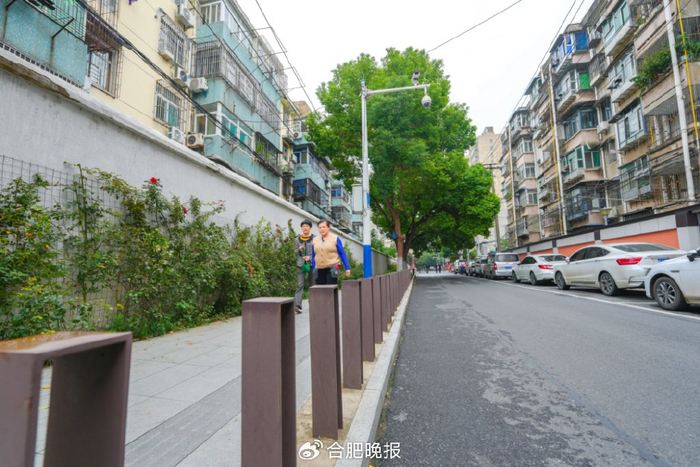 科大后街（洪岗路）街面整洁有序。