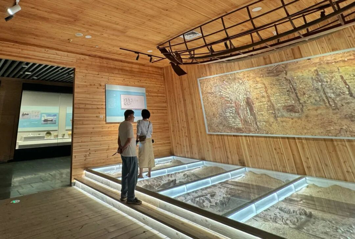 漳州市博物馆漳州圣杯屿元代沉船遗址考古发掘出水文物对外全面展出。 张旭 摄