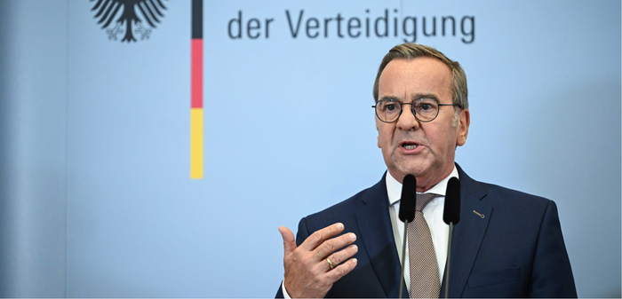 △德國防長鮑里斯·皮斯托里烏斯（資料圖）