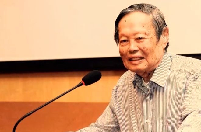 杨振宁 图片来源：央视视频截图