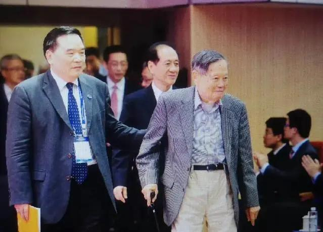 杨振宁在合肥。