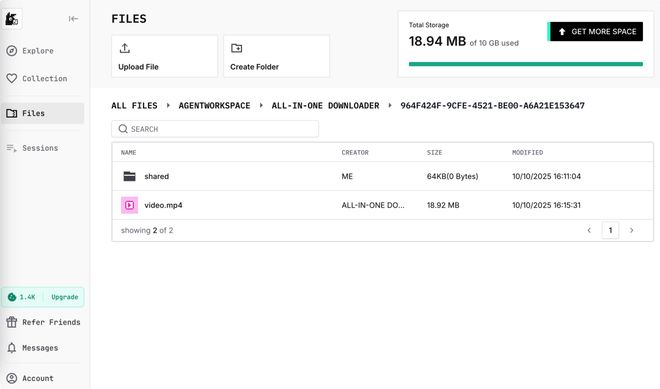 mulerun 使用截图｜图片来源：mulerun