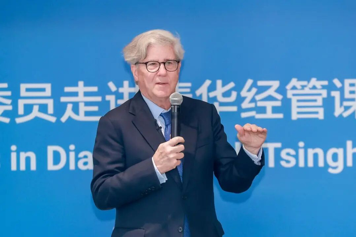 桑顿走进清华经管课堂