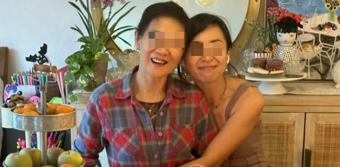 ▲死者郭玲玲与母亲程贝敏