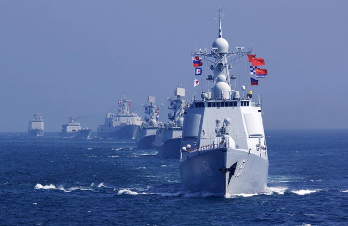 中国海军编队（资料图）
