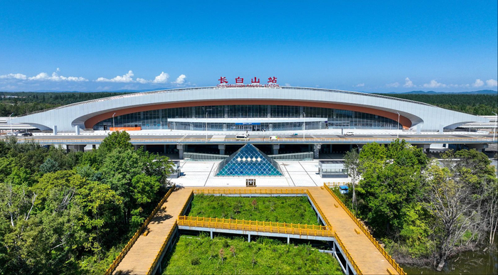 长白山站。陈明摄