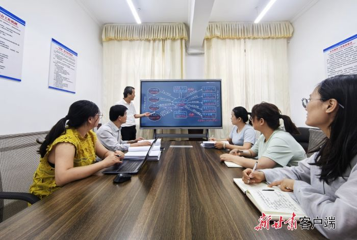 民乐县纪委监委工作人员通过集中办公，协作开展案件查办等工作。（张掖市纪委监委 供图）