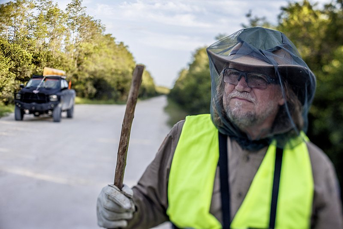 △2025佛罗里达蟒蛇挑战赛参赛者（资料图）