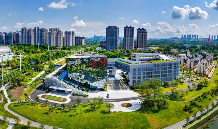 中国-东盟国家人工智能应用合作中心展示中心（周军 摄）