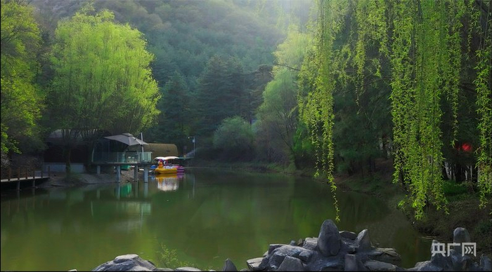 华亭市米家沟旅游景区（央广网发 平凉市委宣传部供图）