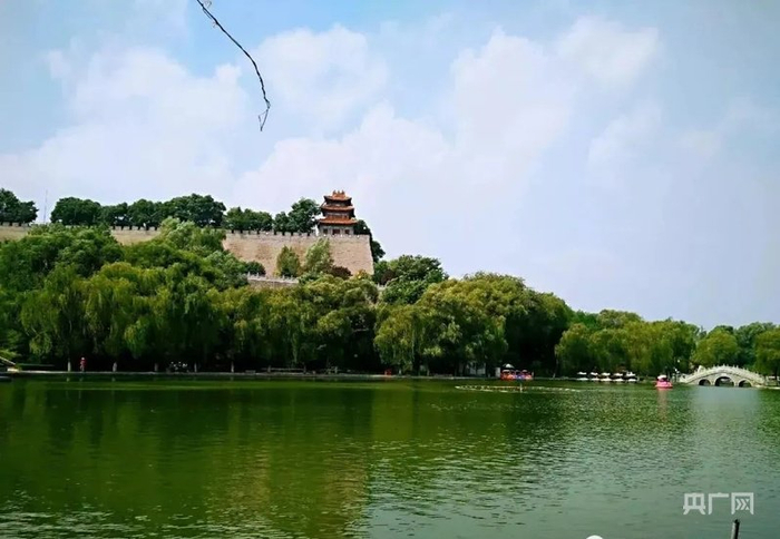 崆峒区柳湖公园景色（央广网发 平凉市委宣传部供图）